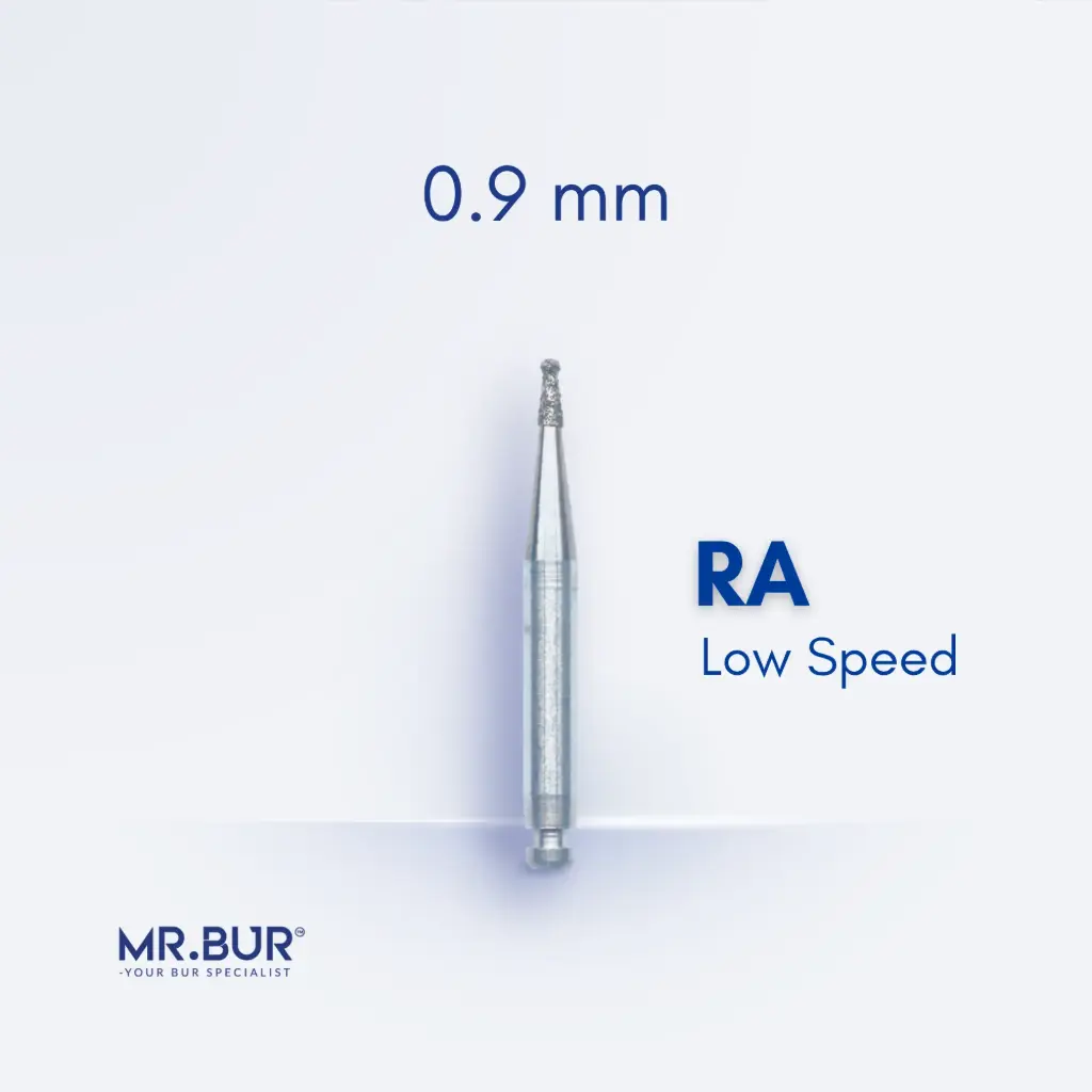 RA DIAMONDS BUR ROUND WITH COLLAR