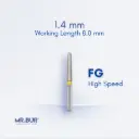 FG SUPER FINE MINI BEVEL CYLINDER