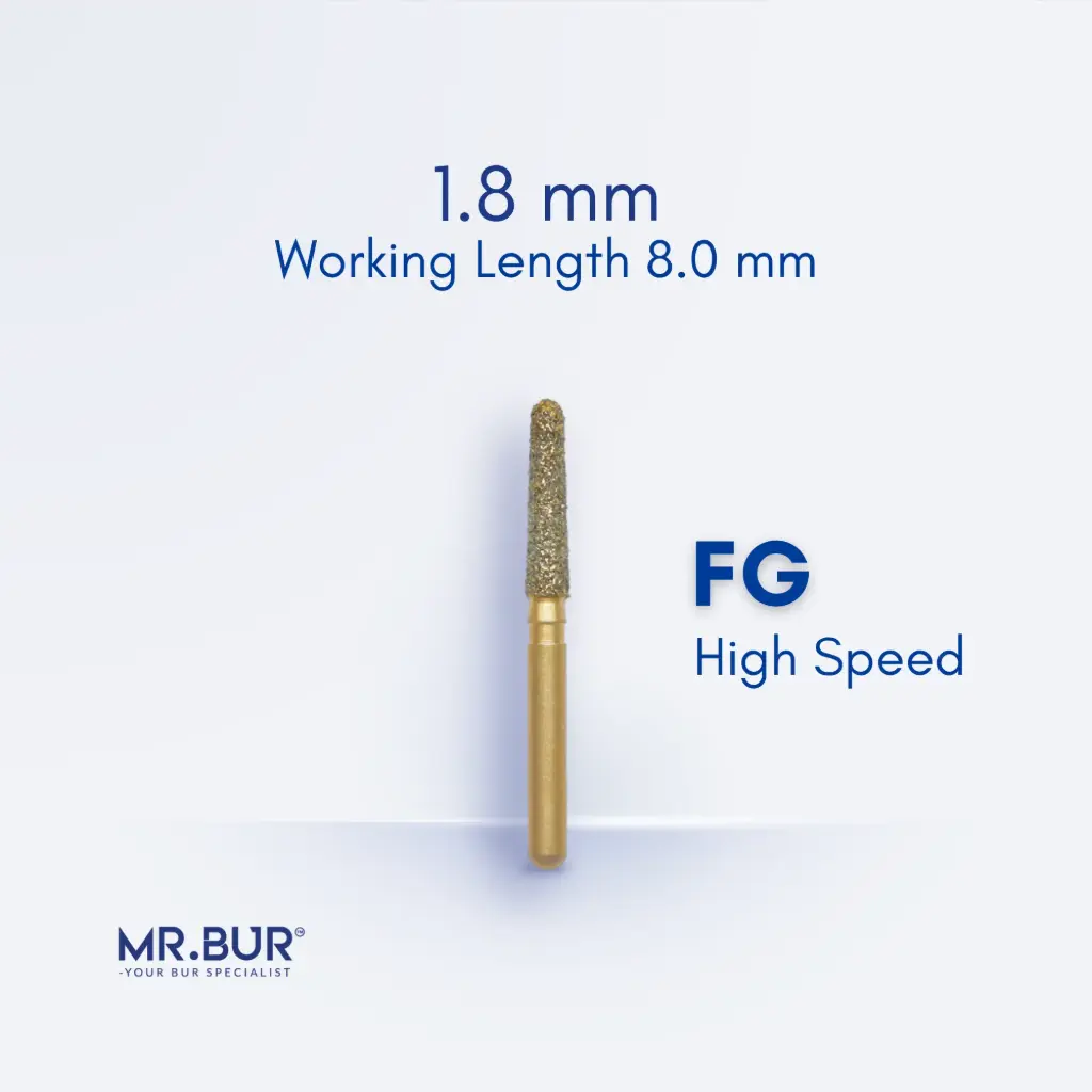 FG GOLD TAPER ROUND END