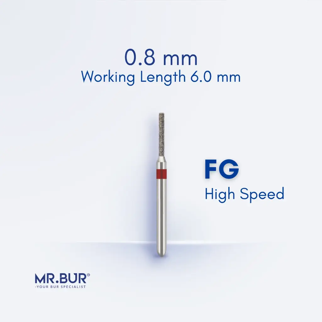 FG DIAMOND CYLINDER ROUNDED EDGE FINE